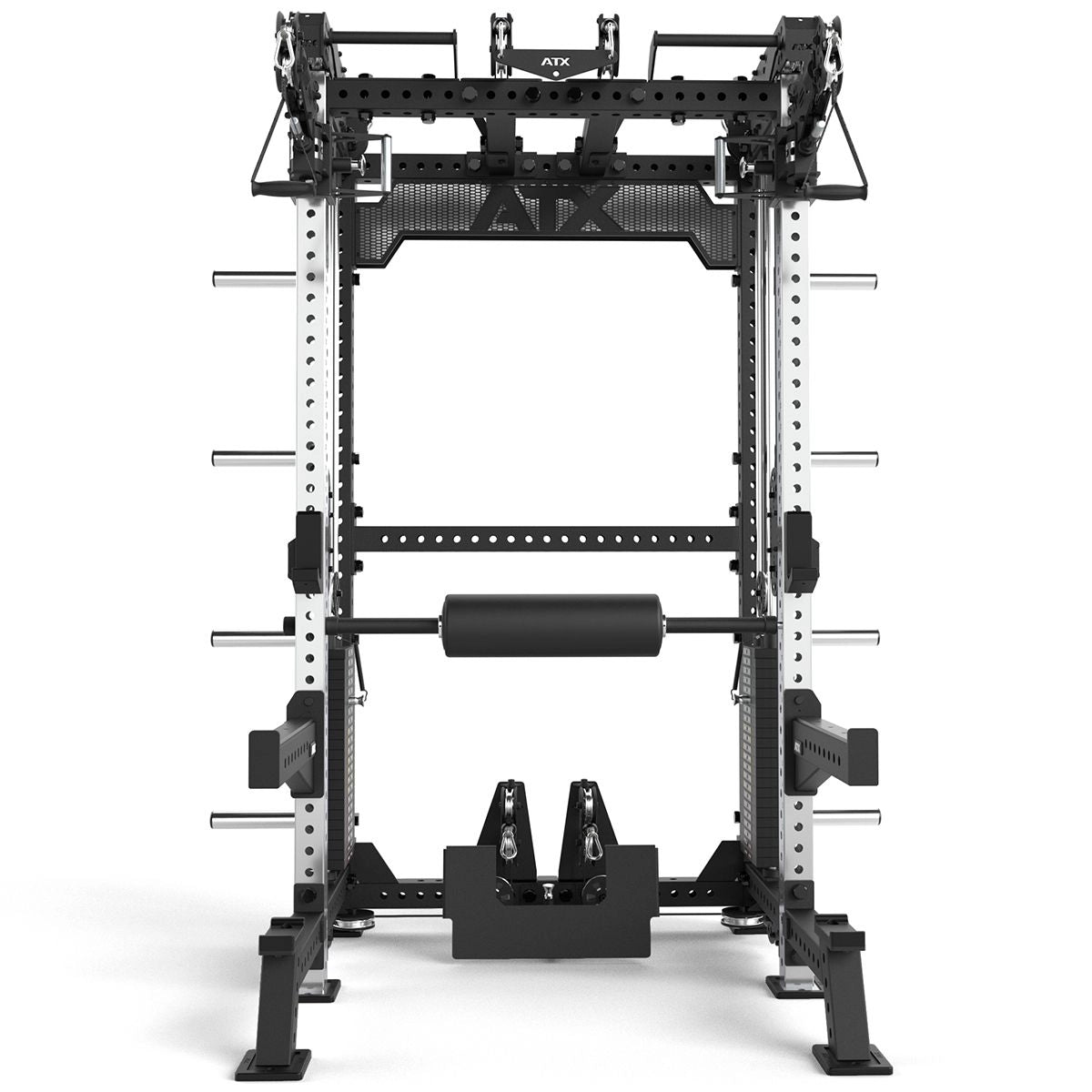 ATX® Multi Pull Half Rack mit 2 x 110 kg Steckgewichten Frontansicht