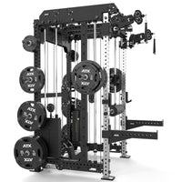 ATX® Multi Pull Smith Rack Seitenansicht schräg