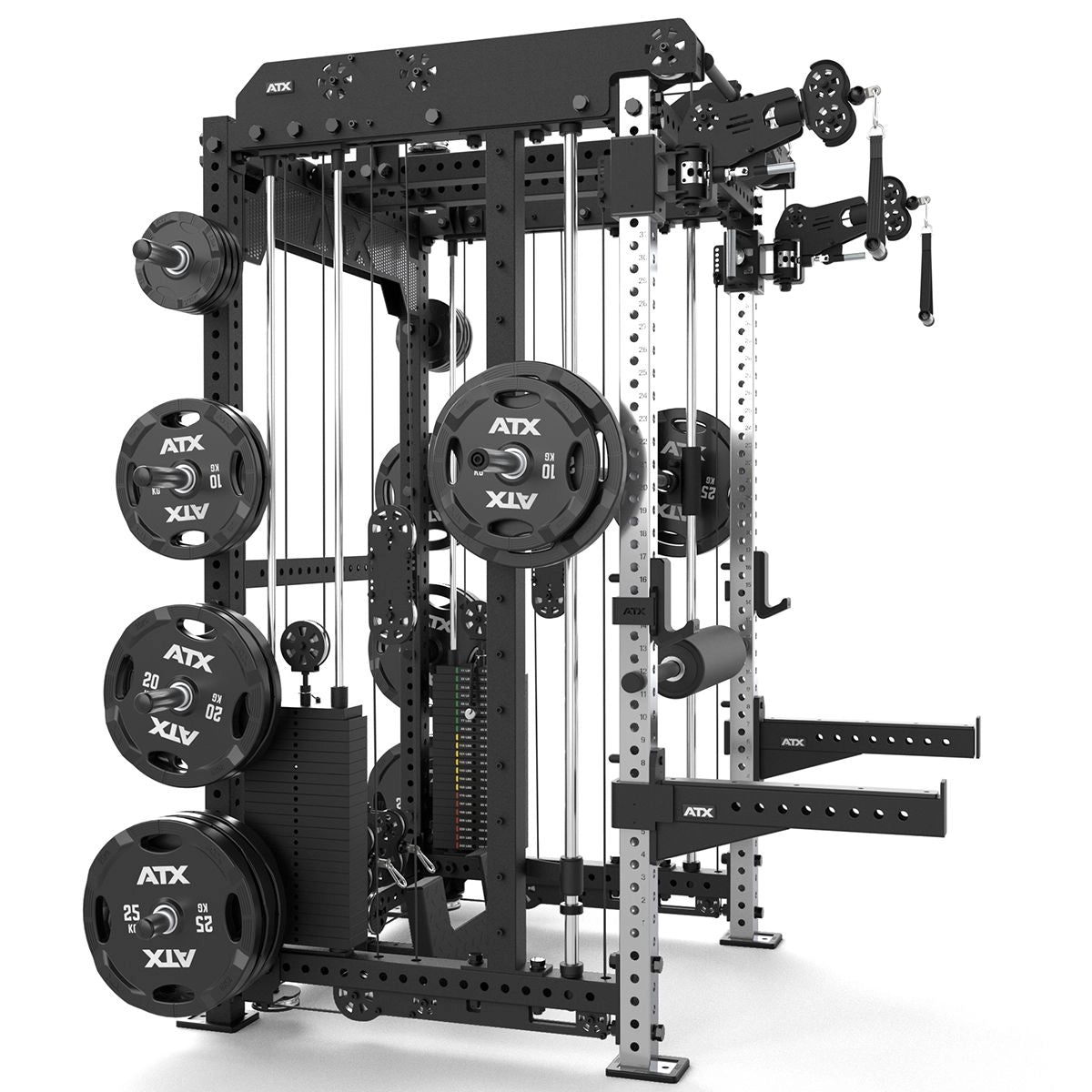 ATX® Multi Pull Smith Rack Seitenansicht schräg