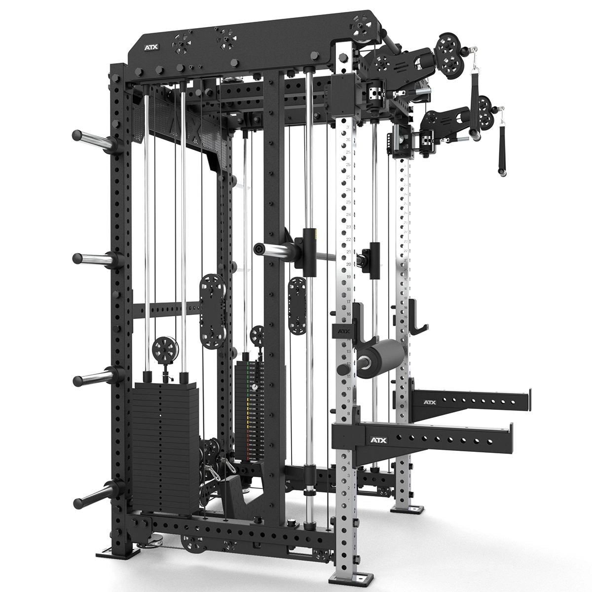 ATX® Multi Pull Smith Rack Seitenansicht schräg