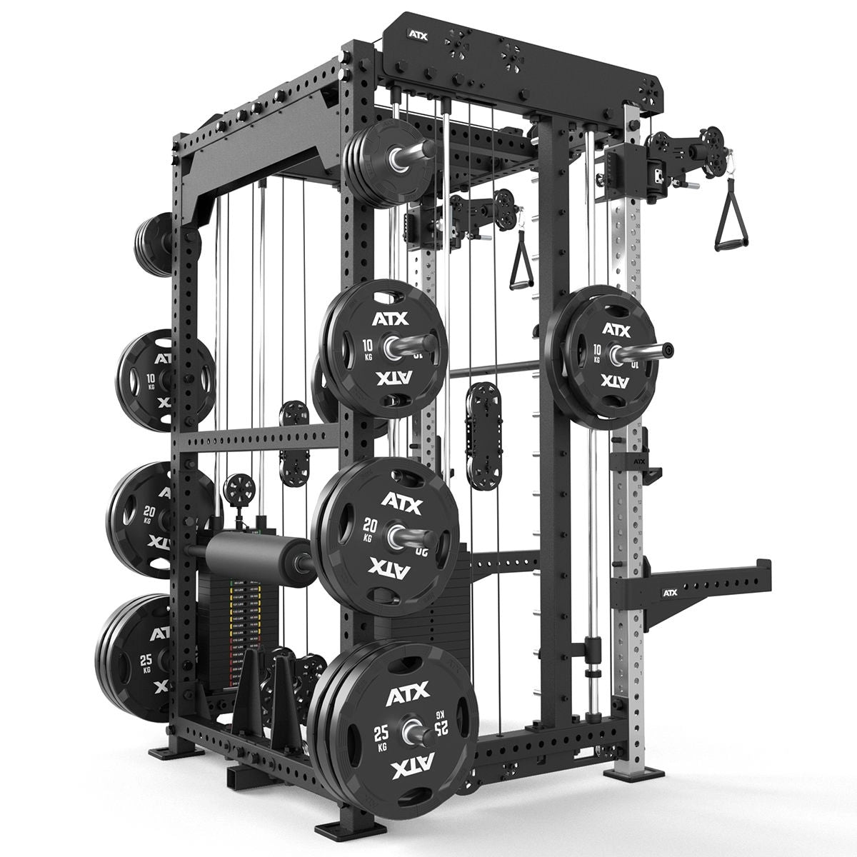 ATX® Multi Pull Smith Rack Schrägansicht von hinten