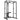 ATX® Power Rack PRX-510-XS mit Latzug 100 kg Steckgewichte - Höhe 198 cm