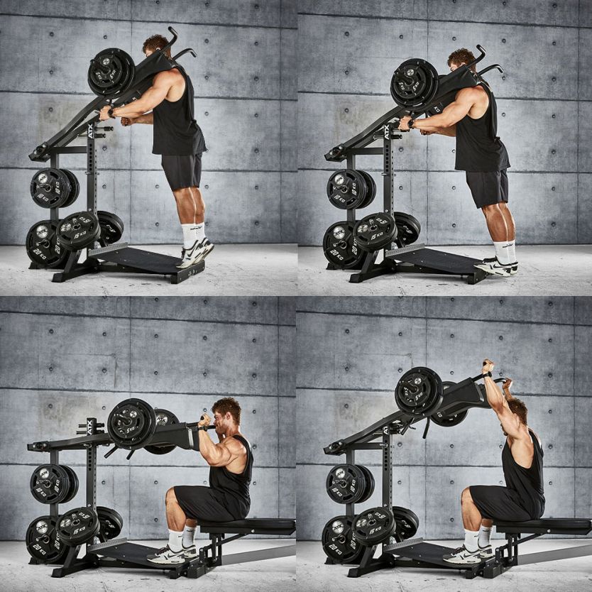 ATX® Lever Arm Squat Pro - Viking Press Beispielübungen