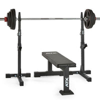 ATX® Free Stands - Hantel Rack 510 mit Flachbank, Langhantel und Hantelscheiben