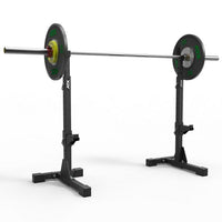 ATX® Free Stands - Hantel Rack 510 mit Langhantel und Gewichtsscheiben - perfekt für Kniebeugen