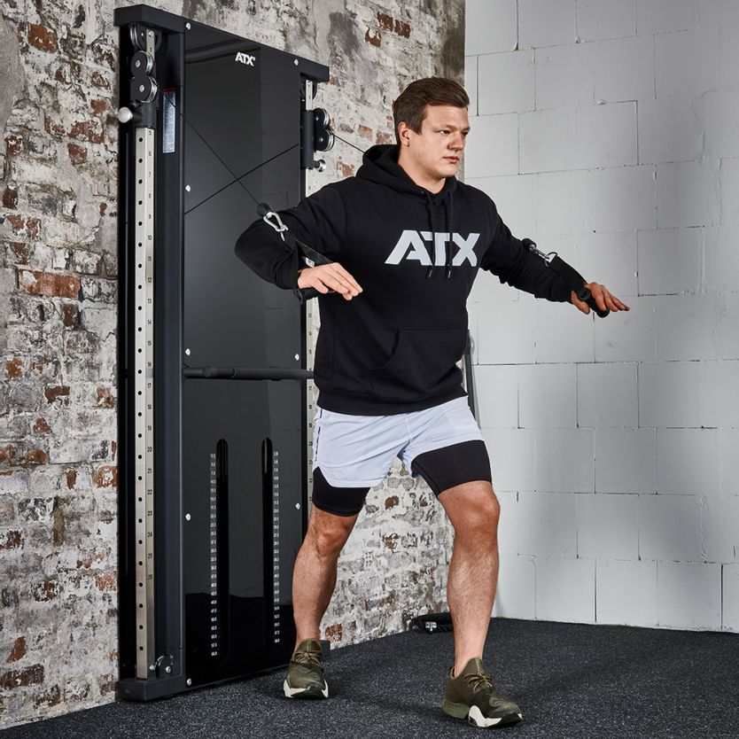 ATX® Dual Wall Pull Station - 2 x 60 kg plug-in weights
