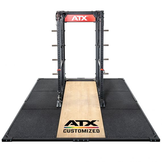 ATX® Gewichtheberplattform 3 x 3 m - Customize – Classic Wood Ideal als Unterbau für Power Racks, Squat Racks oder Multipressen