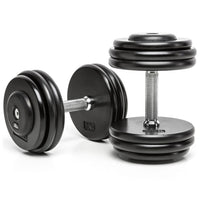 Original CHD® Komplett Hantelsätze - Guss - 2 kg Steigung 4 - 80 kg