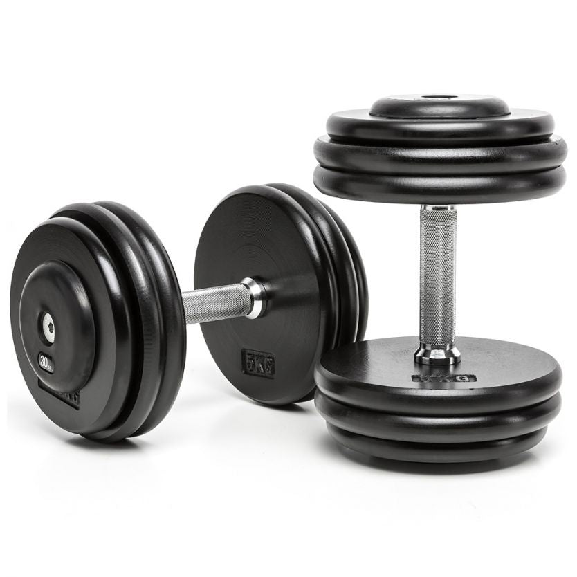 Original CHD® Komplett Hantelsätze - Guss - 2 kg Steigung 4 - 80 kg