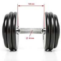Original CHD® Komplett Hantelsätze - Guss - 2 kg Steigung 4 - 80 kg