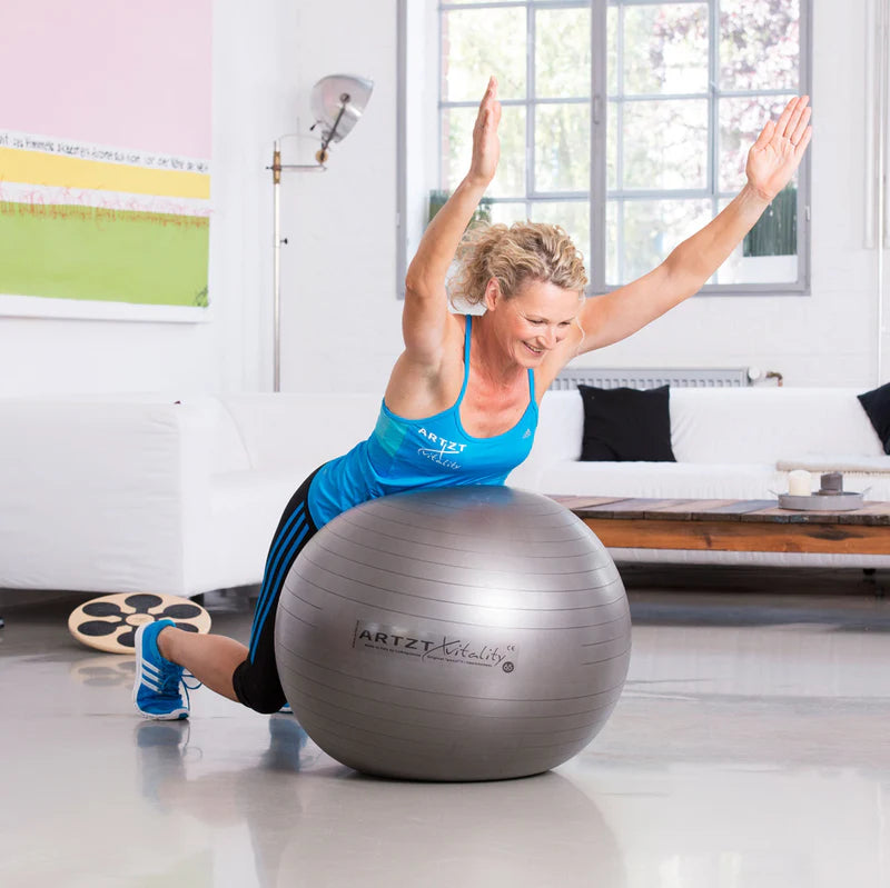Gymnastikball - Artzt Xvitality Anwendung Rückenstrecker