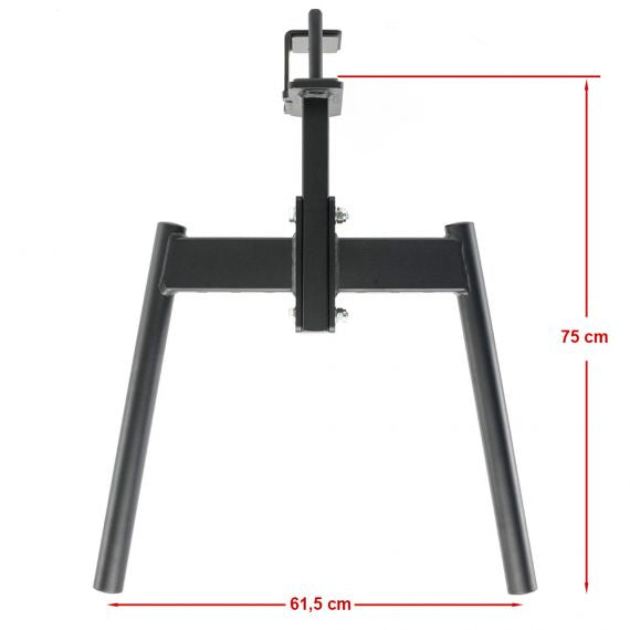ATX® Dip Barren Maße: Breite: 66 cm; Höhe: 25 cm; Länge:  	85 cm / Ausladung ab Pfosten 75 cm