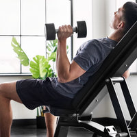 Hantelbank Adjustable - Vision Fitness Das breite Rückenpolster sorgt für eine ausgezeichnete Stabilität beim Training mit schweren Gewichten