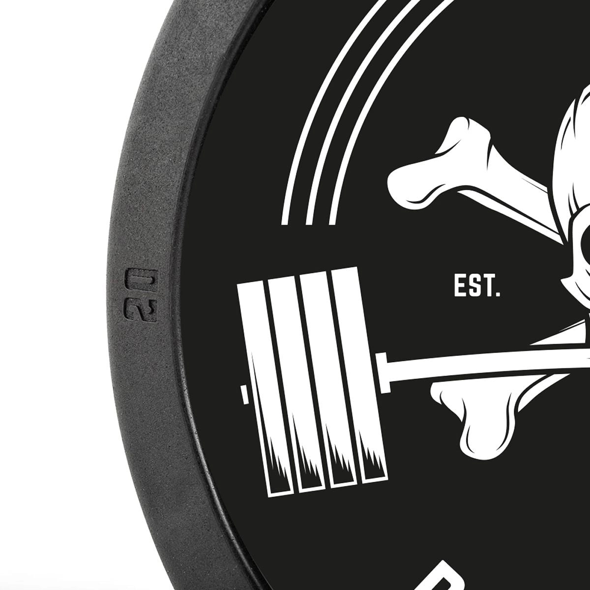 ATX® Straight Bar Detail Barbell Club Logo