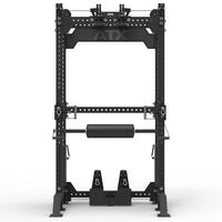 ATX® Multi Pull Half Rack mit 2 x 110 kg Steckgewichten Frontansicht
