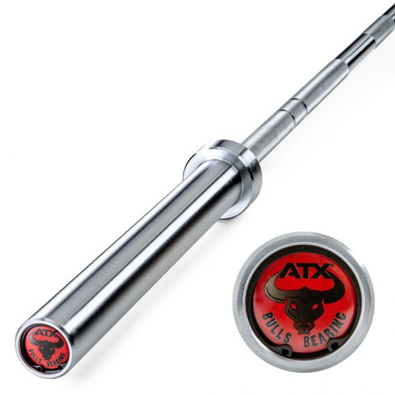 ATX® Bulls Bearing Weightlifting - Hybridbar +700 kg + Federstahl + Nadellagerung