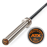 ATX® Powerlifting Training Bar - 165K - Black Oxid/Chrom