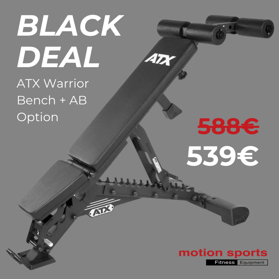 ATX® Warrior Bench Hantelbank 2.0 + ATX® AB-Option - Bauchtrainer