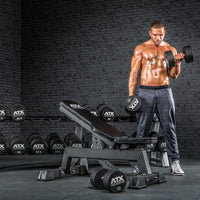 ATX® Urethan Dumbbell Komplettsätze 5 bis 50 kg - Training mit Kurzhanteln