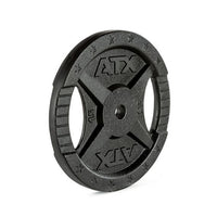 ATX® 2-Grip Hantelscheiben Guss - 30 mm - 0,5 bis 25 kg Kompatibel zu allen Hantelstangen 30 mm