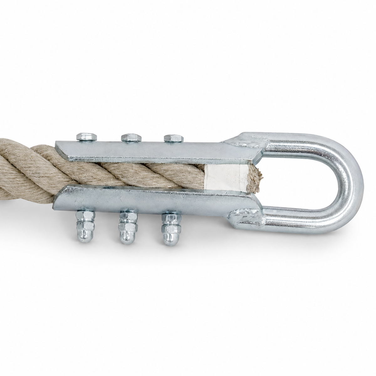 Kletterseil / Tau aus Hanf 3,5 Meter mit Ringöse