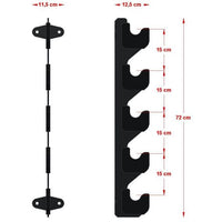 Langhantelablage / Gun Rack - zur Wandbefestigung Maße: Breite: 12,5 cm; Höhe: 72 cm