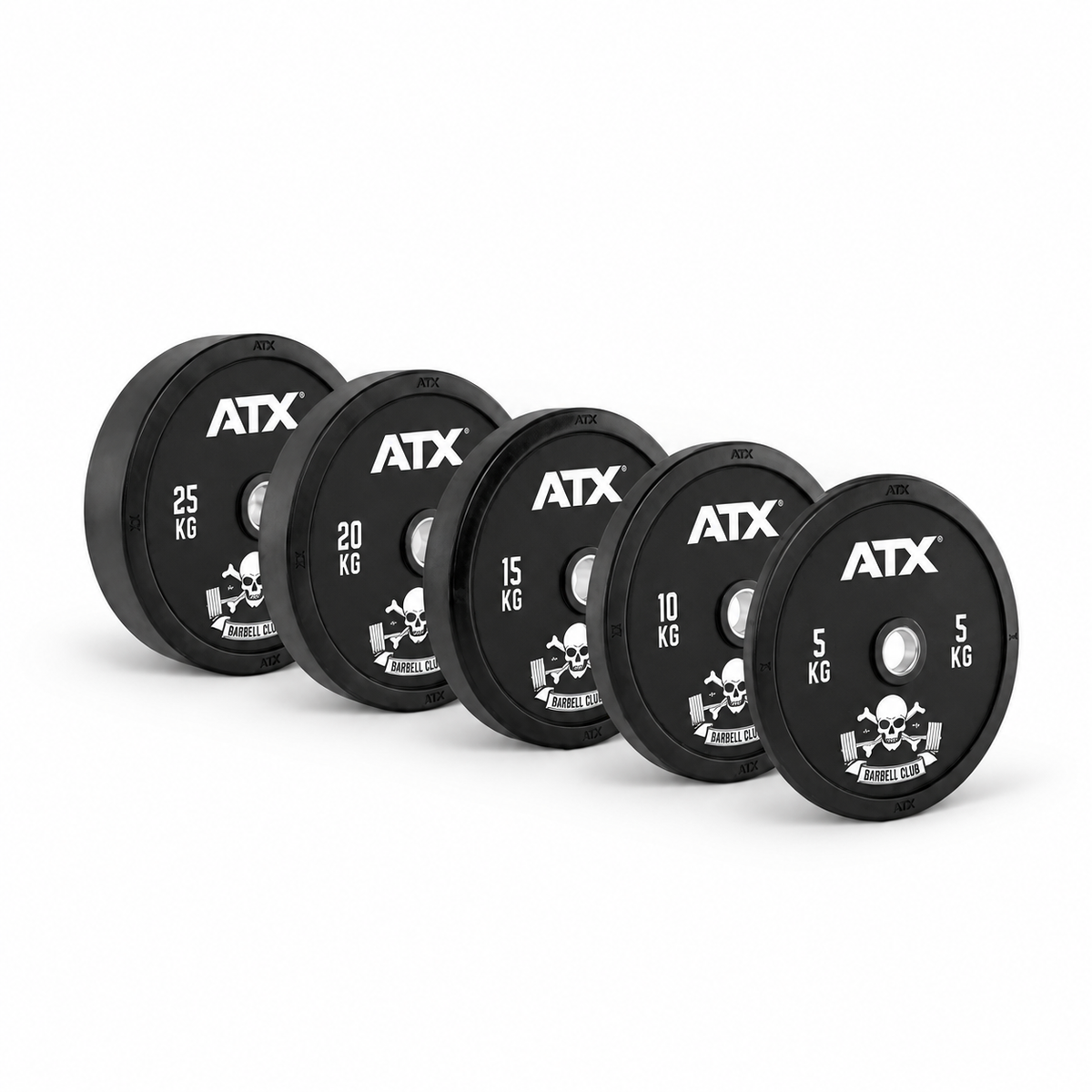 ATX® Bumper Plate Barbell Club - 150 kg Set