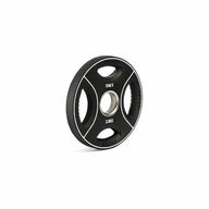 Polyurethan 4 Grip Hantelscheiben 50 mm - 2,5 kg schwarz/weiß