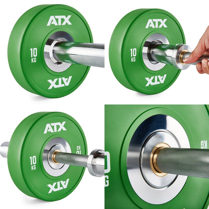 ATX® Loadable Dumbbell Bumpers 5 bis 25 kg Innenring aus Vollstahl