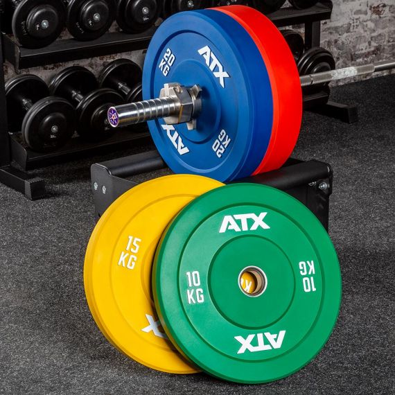 Advantage package! 150 kg ATX® Color Full Rubber Bumper Plates