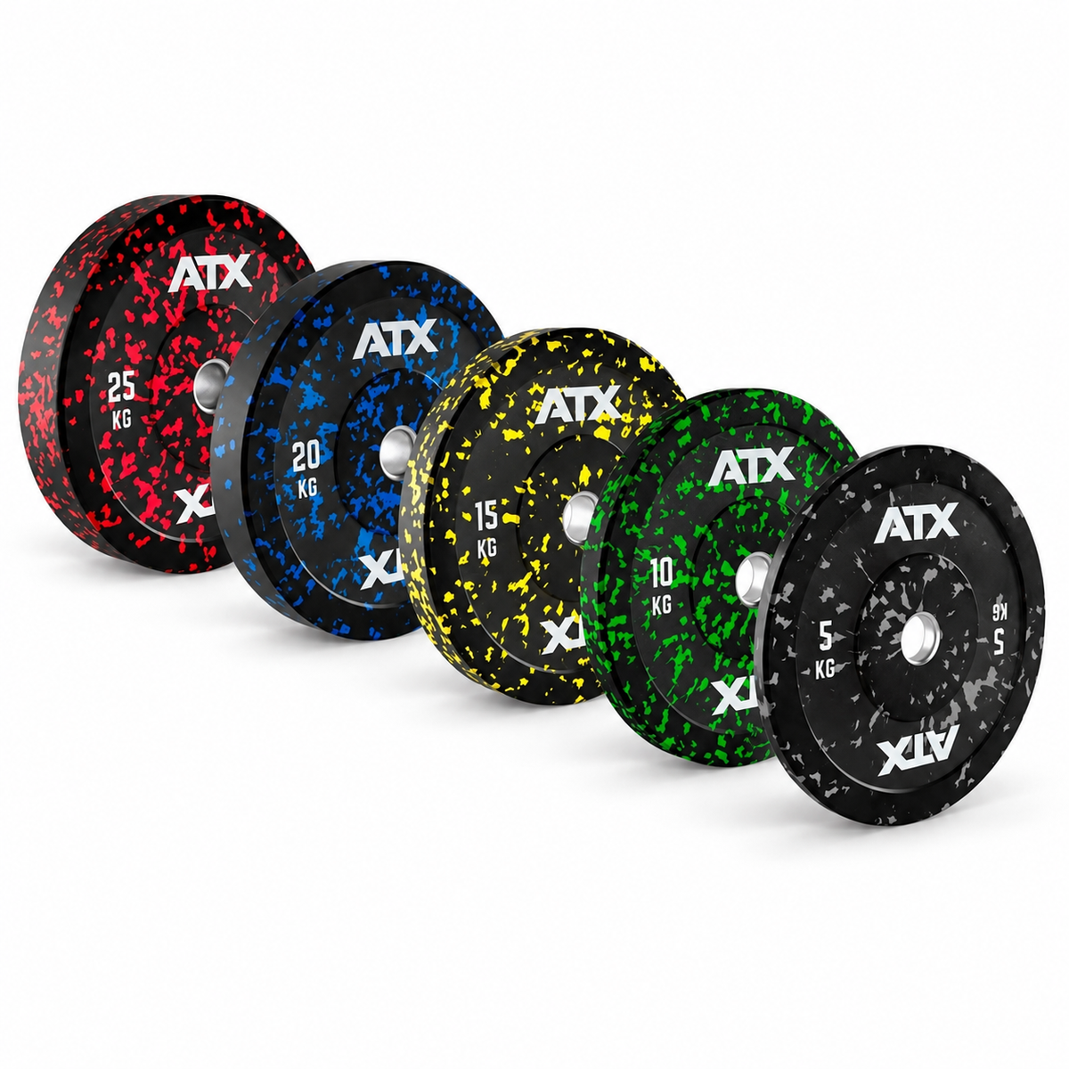 ATX® Color Splash Bumper Plates 150 kg Vorteilspaket!
