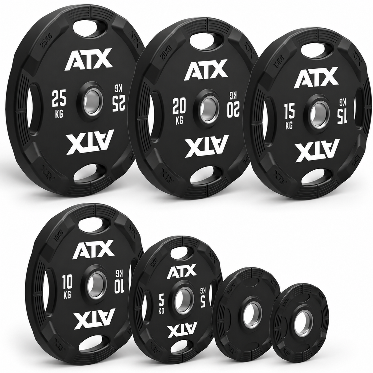 Vorteilspaket! 125 kg ATX® Polyurethan Hantelscheibe 50 mm