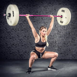 Technik Bar 7,5 kg - Pink - extra leichte Aluminium Hantel beim Training
