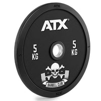 ATX® Barbell Club Bumper Plates Hantelscheiben 50 mm 5 kg