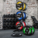 ATX® Color Design Bumper Plates - 150 kg Set