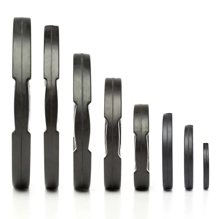 Rubber Weight Plates Set 50 mm – 125 kg