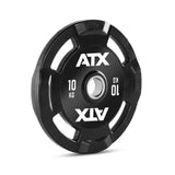 ATX® Hantelscheiben Gummi Gripper - 50 mm mit ATX Logo - 10 kg