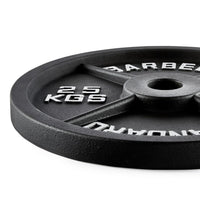 Standard Barbell Plate Guss 50 mm - 1,25 bis 25 kg Feinporige Gussausführung mit weich gerundeten Kanten