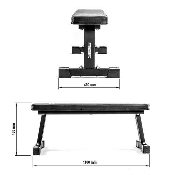  ATX® Flachbank Compact Maße: Länge 110 cm; Breite 45 cm; Höhe 45 cm