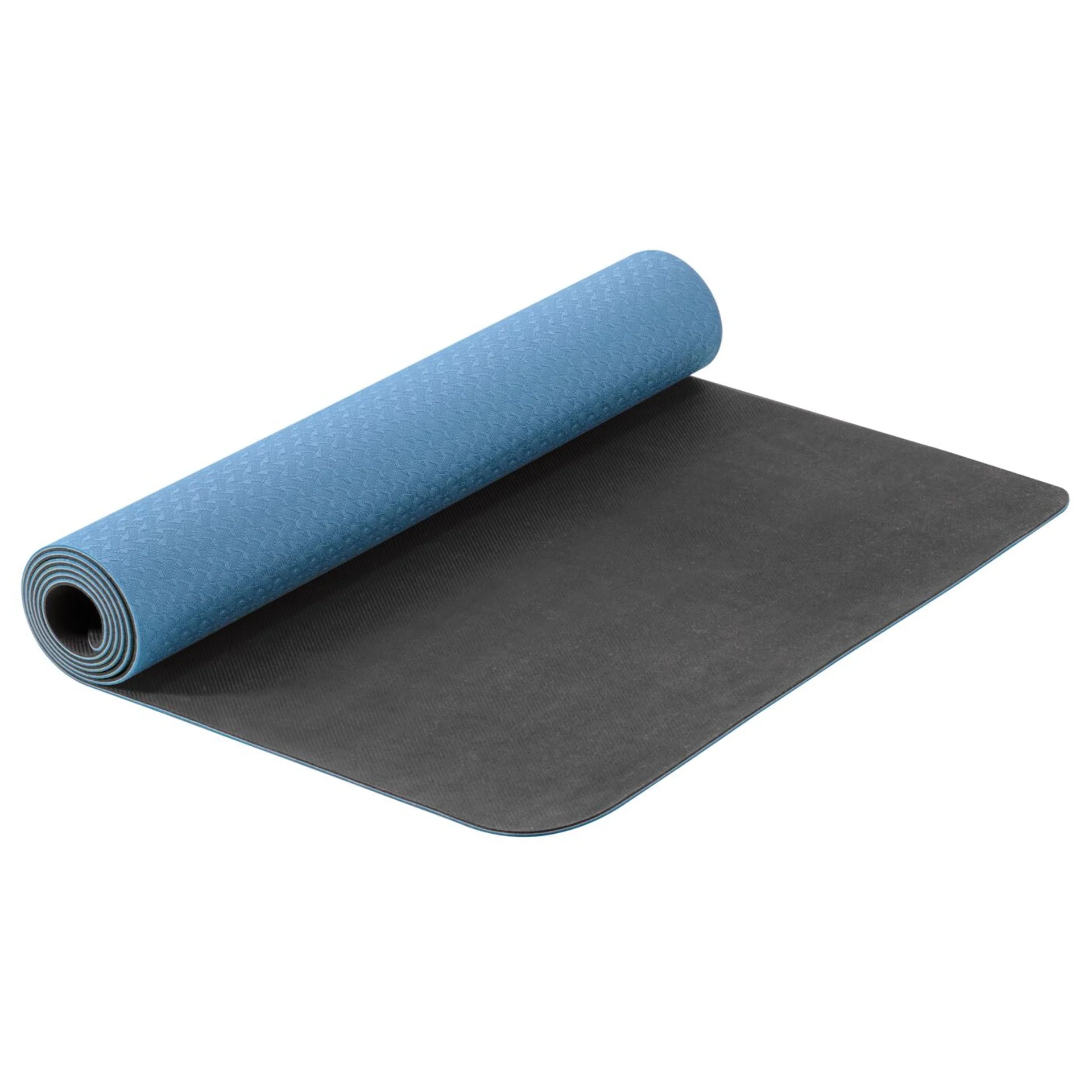 AIREX® Yogamatte ECO Pro 183 x 61 cm Farbe: blau gerollt