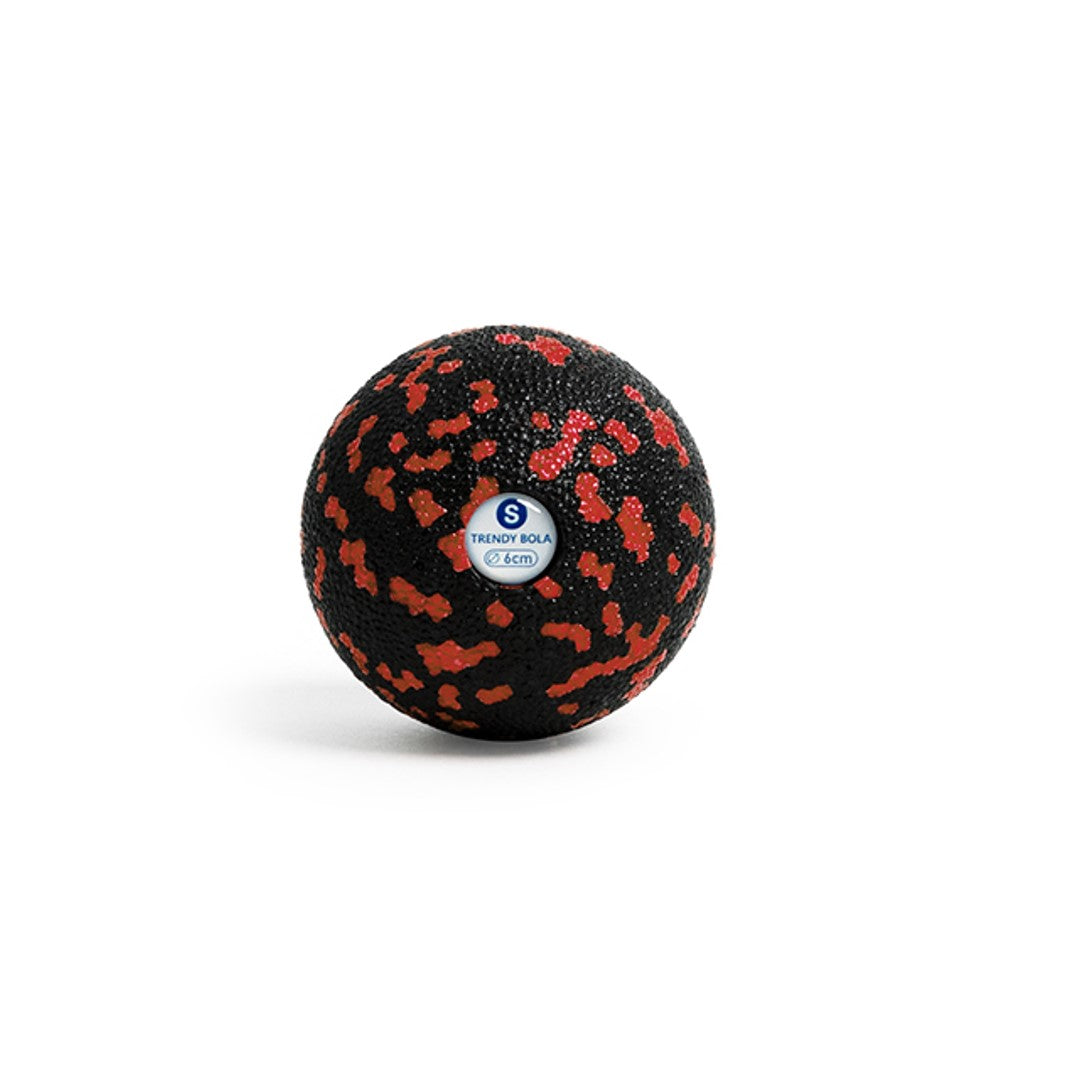 Faszienball S schwarz-rot - Durchmesser 6 cm