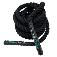 PB Speed Training Rope Battle Rope 9 m x 38 mm Schwarz