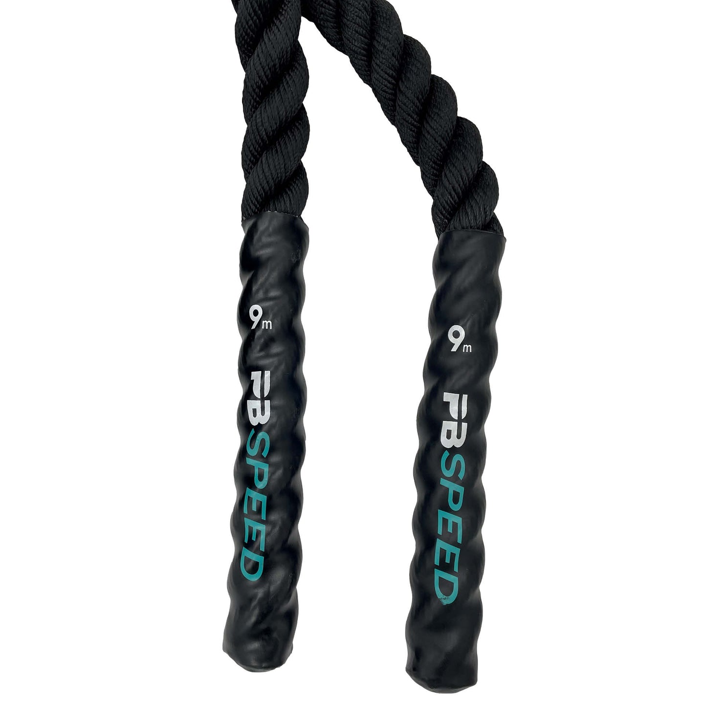 PB Speed Training Rope Battle Rope 9 m x 38 mm Schwarz
