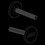 ATX® Octa Gewindeverschlüsse 4 Stück - 172 mm lang Isoansicht