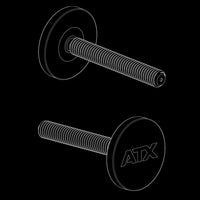 ATX® Octa Gewindeverschlüsse 4 Stück - 172 mm lang Isoansicht