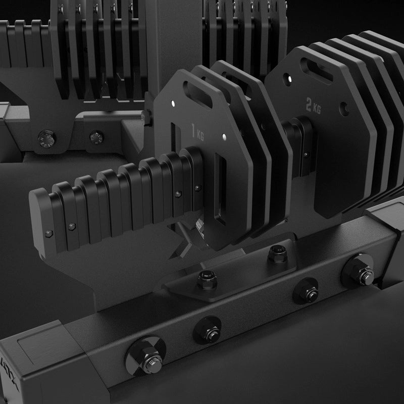 ATX® Octa-Dumbbells 2 x 24 kg - Adjustable dumbbells incl. storage stand