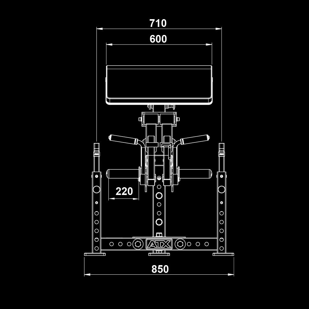 ATX® Bizeps Blaster - Bizeps-Curl-Maschine BBM-700