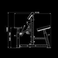ATX® Bizeps Blaster - Bizeps-Curl-Maschine BBM-700