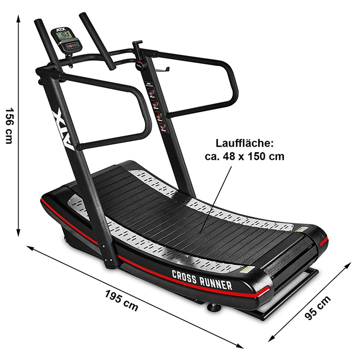 ATX® Cross Runner - Curved Treadmill mit zusätzlicher Widerstandsregelung