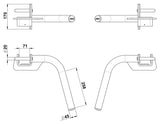 ATX® Dip Barren 700 Series Maße
